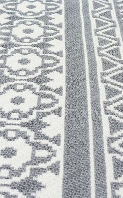 Безворсовый хлопковый ковер Aura AR 07 Grey, 120х180