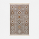 Безворсовий бавовняний килим Amora AM 002 BEIGE 60x90