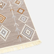 Безворсовий бавовняний килим Amora AM 002 BEIGE 60x90