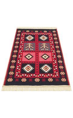 Безворсовий бавовняний килим Aura AR 28 Red 80x150