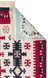 Безворсовый хлопковый ковер Aura AR 32 Red, 80х150