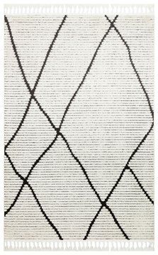 Килим скандинавський Terazzo TRZ 07 White Black, 80х150