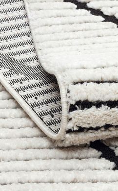 Ковер скандинавский Terazzo TRZ 07 White Black, 80х150